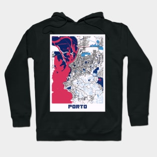 Porto - Portugal MilkTea City Map Hoodie